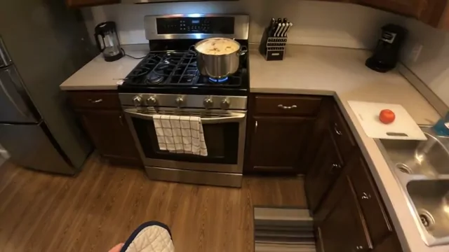 Heat lowered before washing the tomato